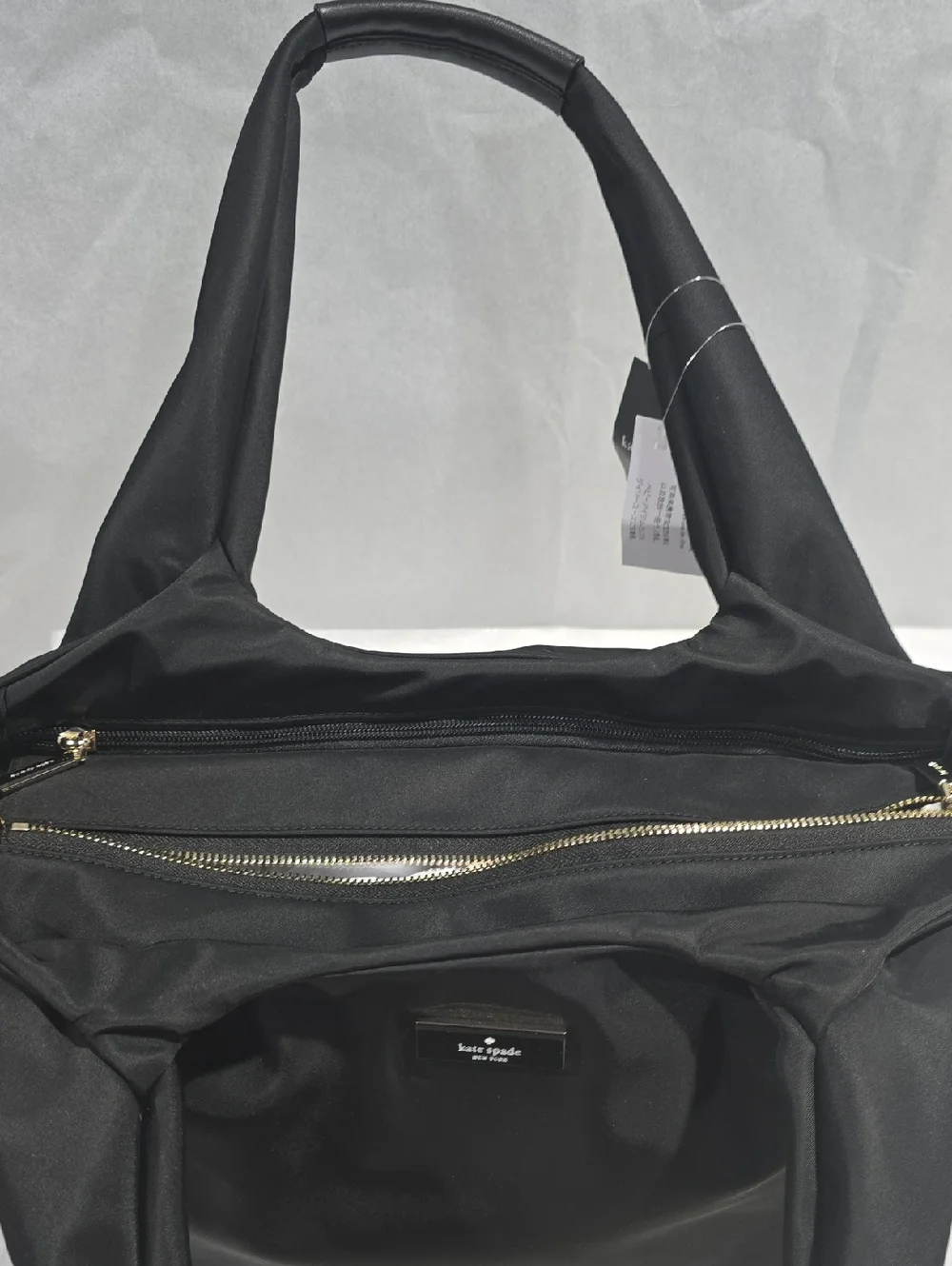 Kate Spade Carter Nylon Large Baby Bag, Black